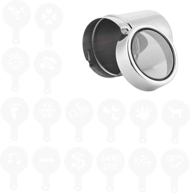 Stainless Steel Flour Sifter And Sugar Shaker Set For Baking Decorating - Image 1